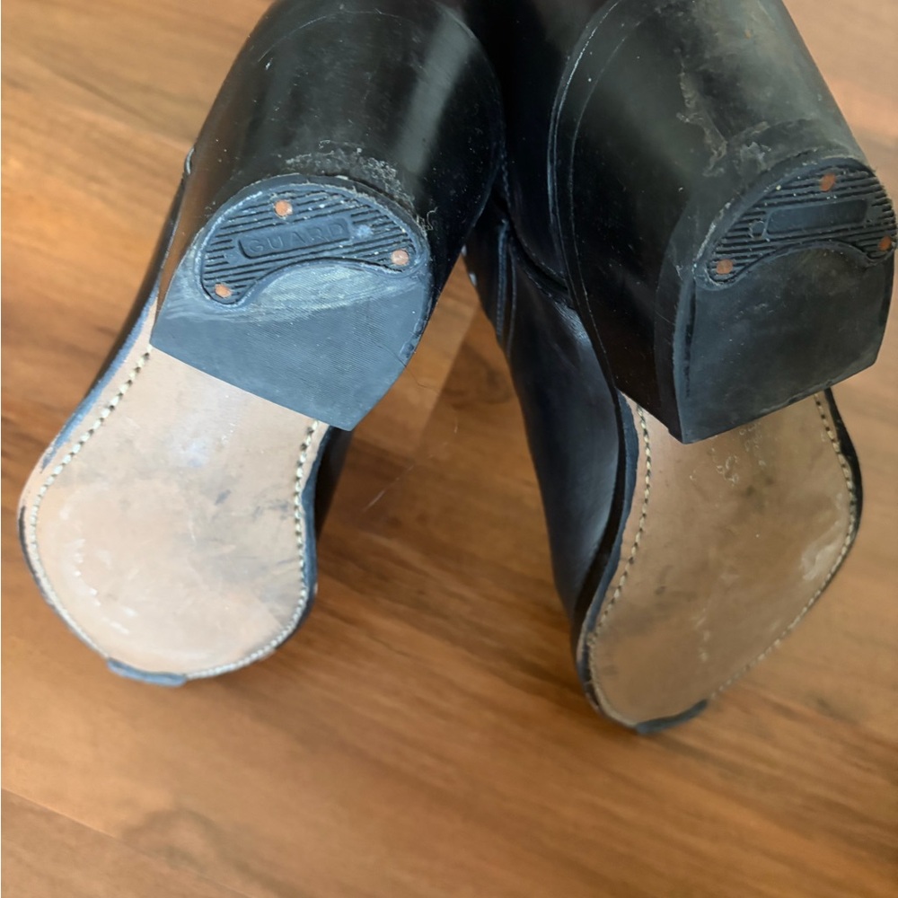 Laredo Men’s Black and Gray Leather Snakeskin Boots - Picture 6 of 7